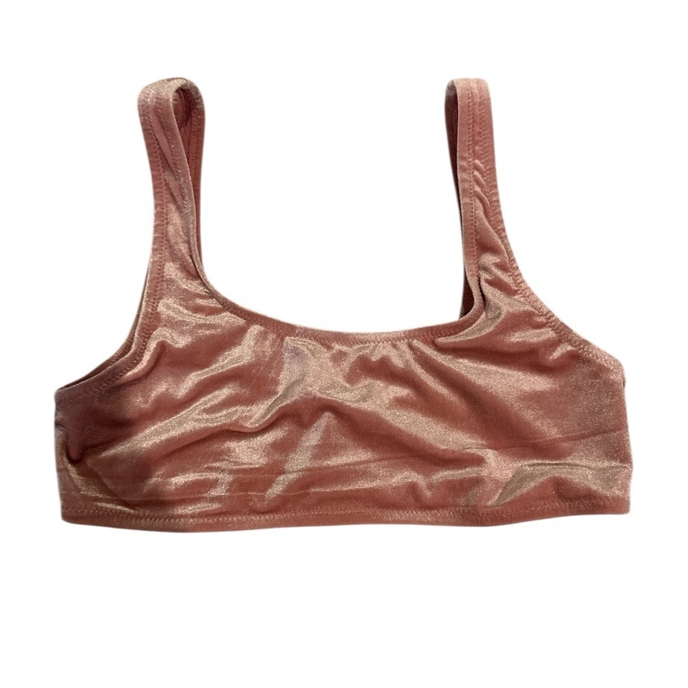 Luxurious‎ Velvet Bandeau - Rose Gold